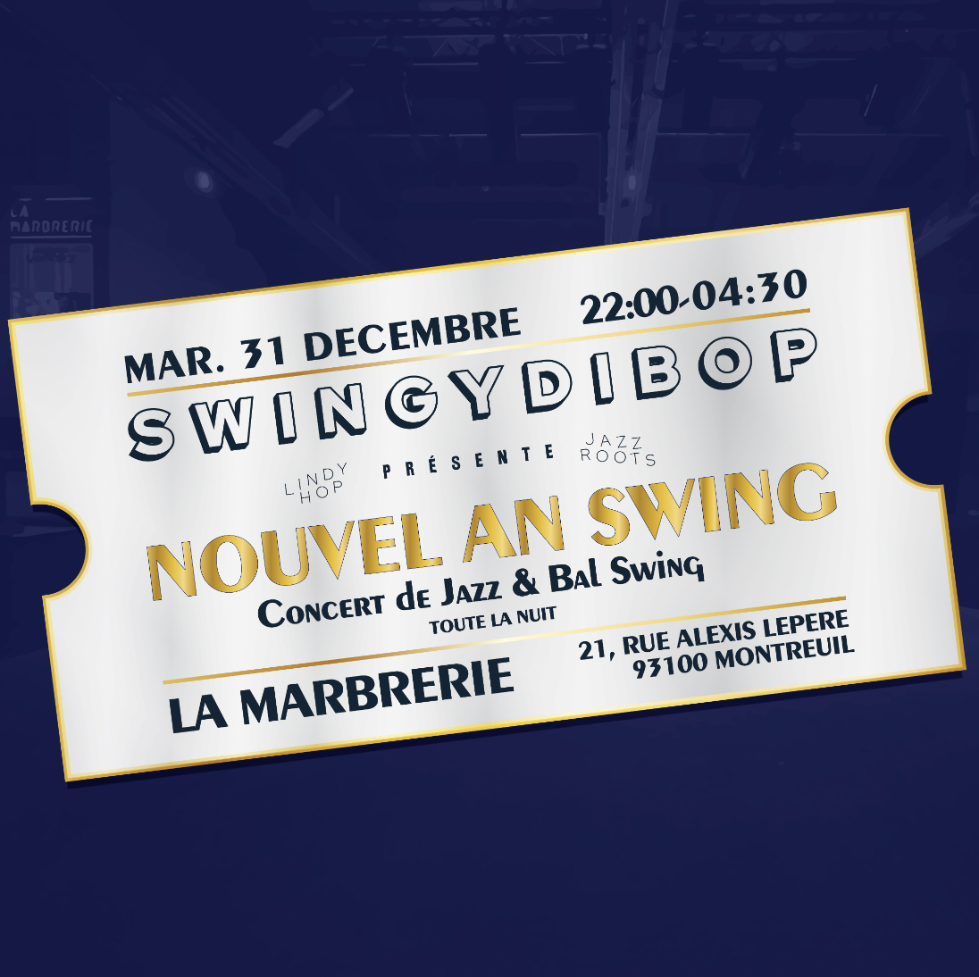 ALL NIGHT SWING Du 31/12/2024 au 1/1/2025