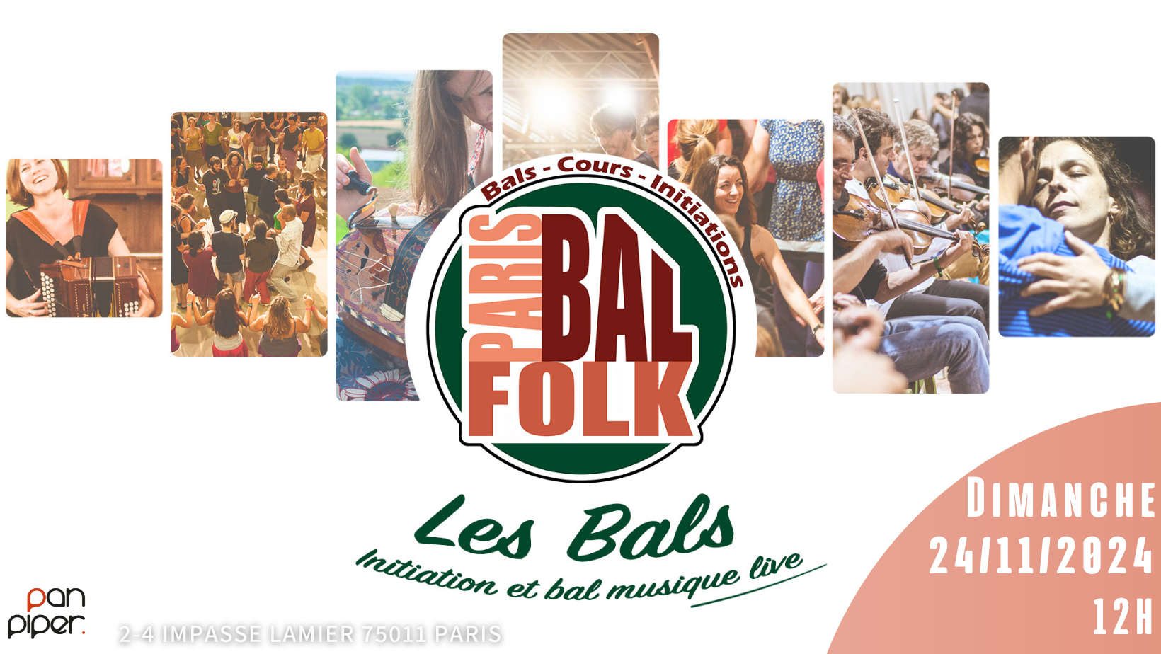 Le gros bal de Paris Bal Folk avec Duo Rivaud-Lacouchie - Le... Le 24 nov 2024