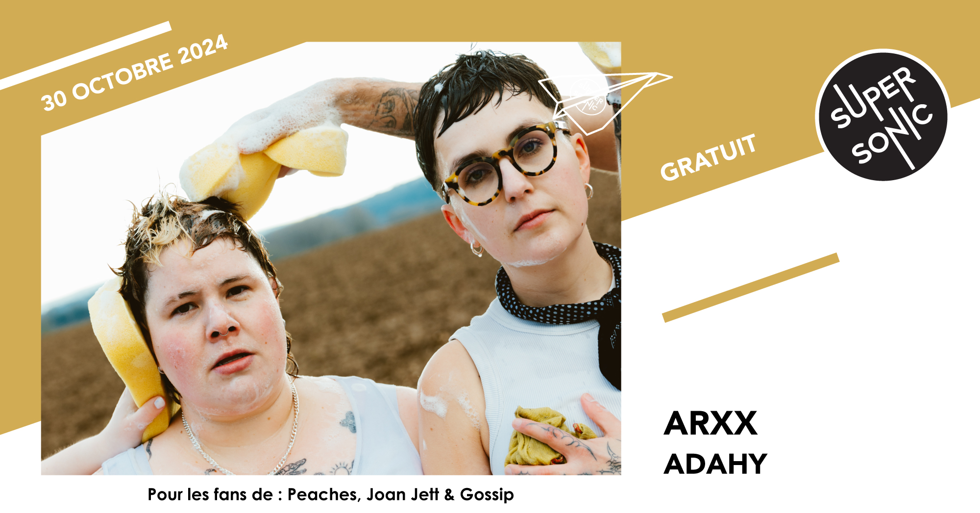 ARRX en concert au Supersonic (Free entry) Le 30 oct 2024