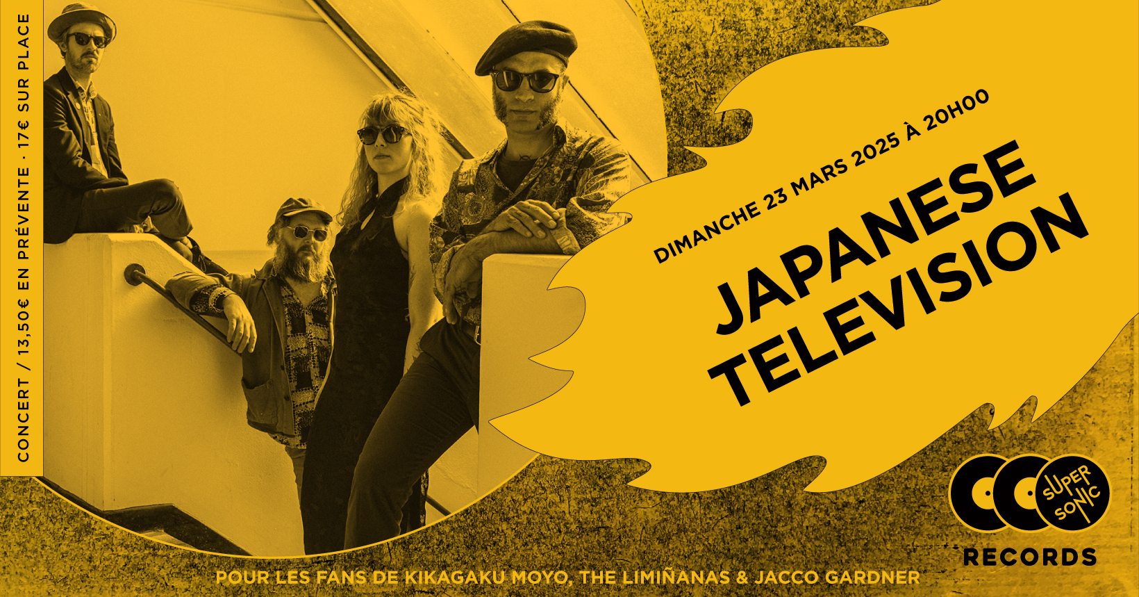 Japanese Television en concert (côté Records) Le 23 mars 2025