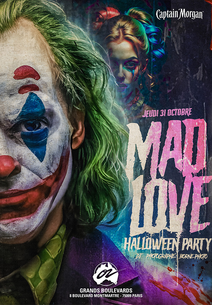 Mad Love / Halloween Party 2024 @ Café Oz Grands Boulevards