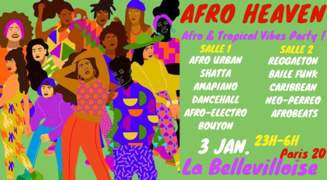 Afro Heaven Du 3 au 4 janv 2025