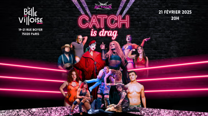 Catch Is Drag By Drag Attack Wrestling Le 21 fév 2025