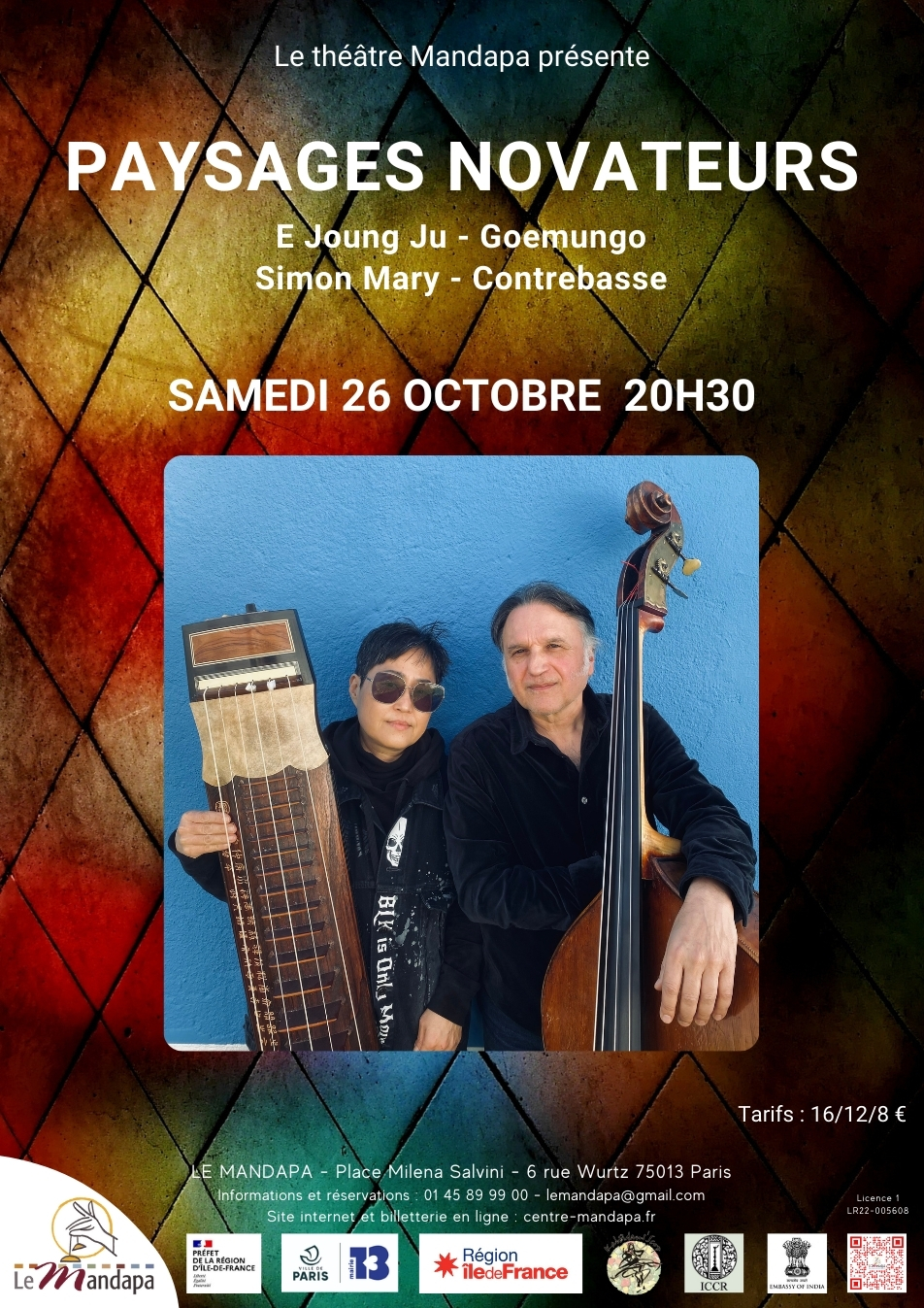 Paysages novateurs - Crossover musical Le 26 oct 2024