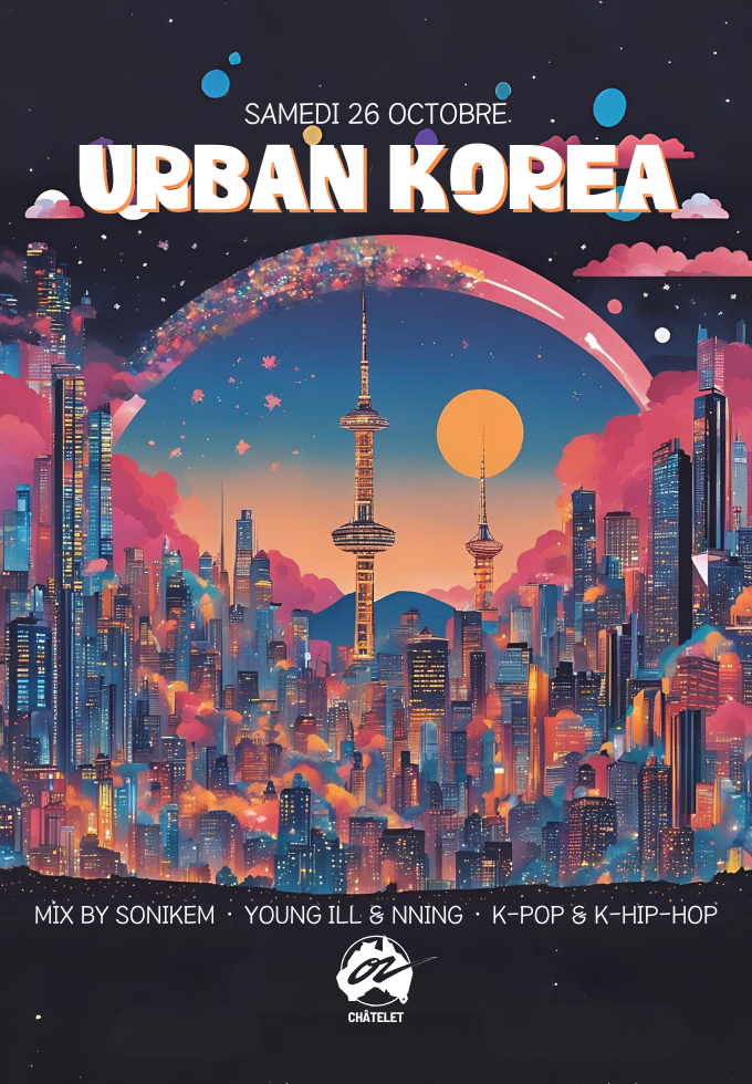 Urban Korea Night avec Sonikem @ Café Oz Châtelet Du 26 au 27 oct 2024