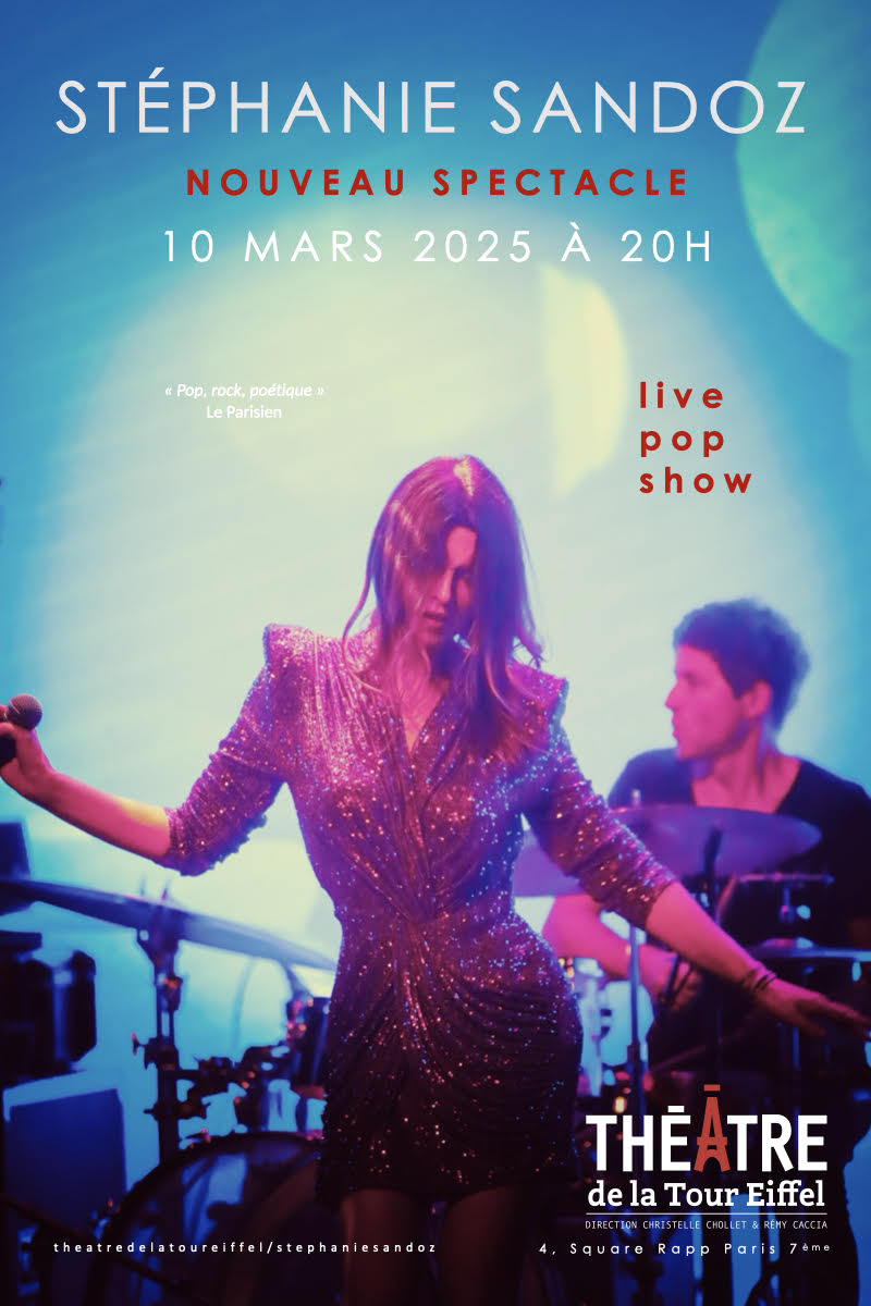 Stéphanie Sandoz fait son Live Pop Show Le 10 mars 2025