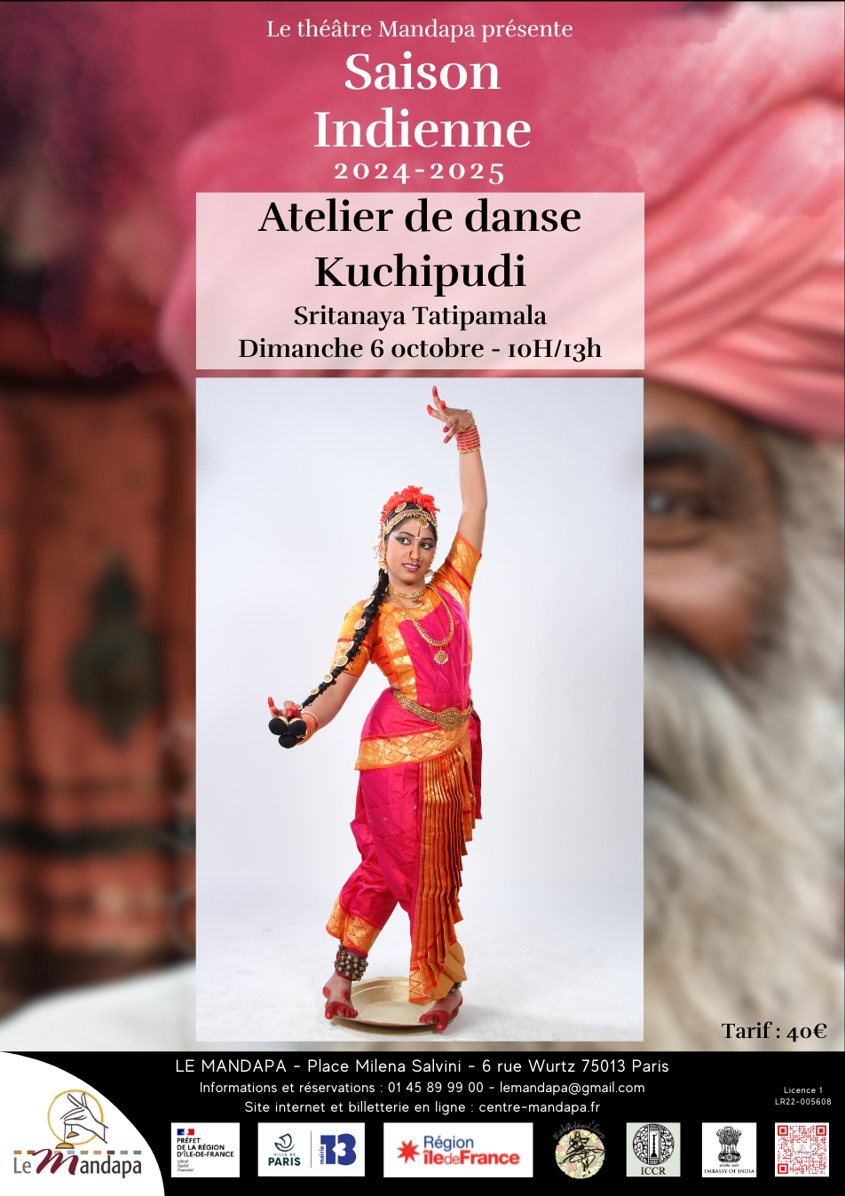 Atelier de danse Kuchipudi