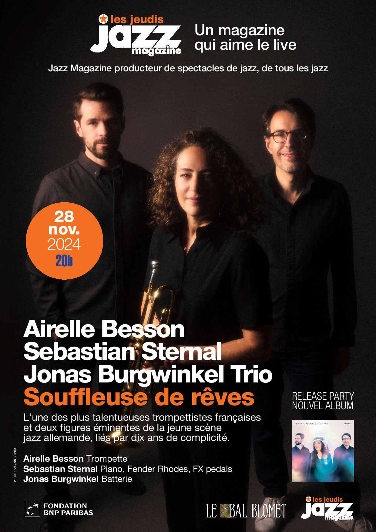 AIRELLE BESSON - LES CONCERTS JAZZ MAGAZINE Le 28 nov 2024