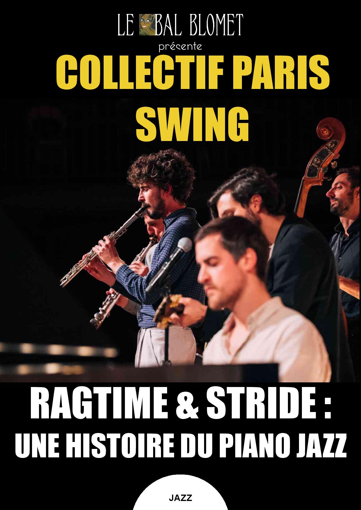 COLLECTIF PARIS SWING - RAGTIME & STRIDE Le 7 fév 2025