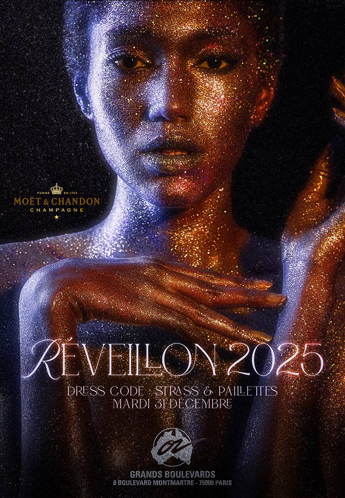 Strass & Paillettes / Réveillon 2025 @ Café Oz... Du 31/12/2024 au 1/1/2025