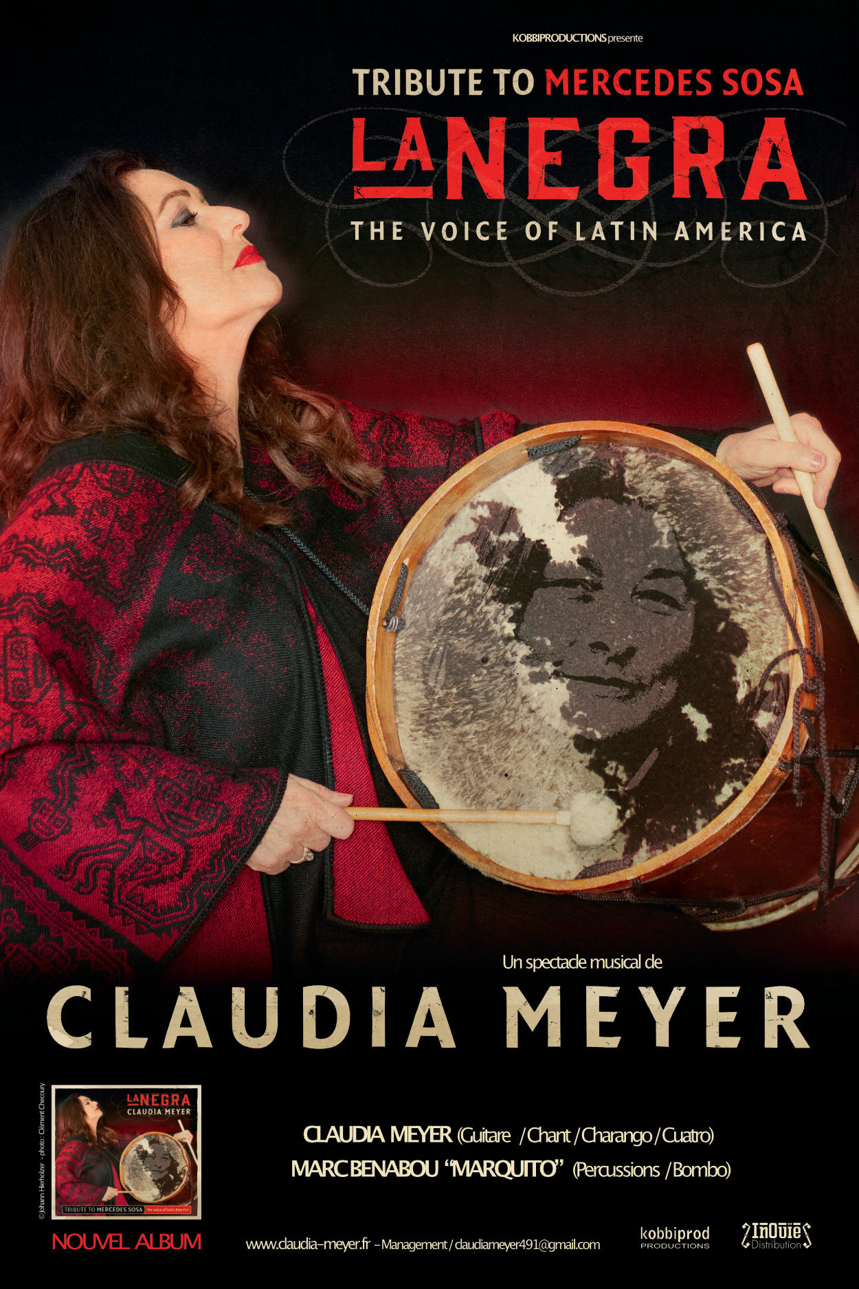 Claudia Meyer présente "La Negra" - Tribute to Mercedes... Le 25 avr 2024