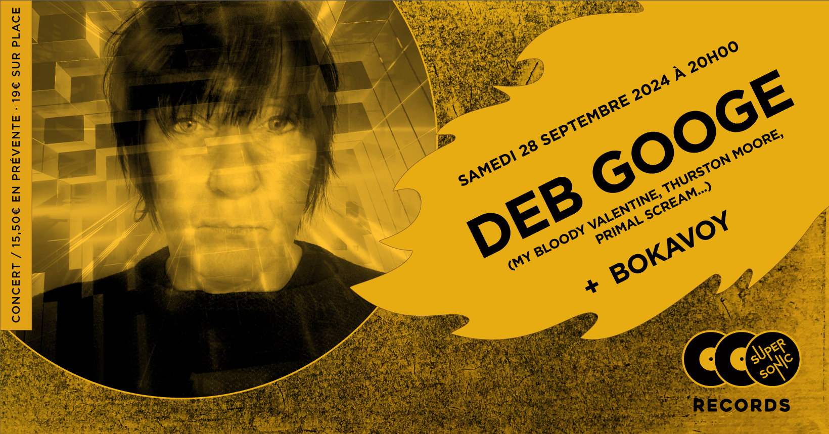 Deb Googe (My Bloody Valentine, Thurston Moore, Primal Scream...)... Le 28 sept 2024