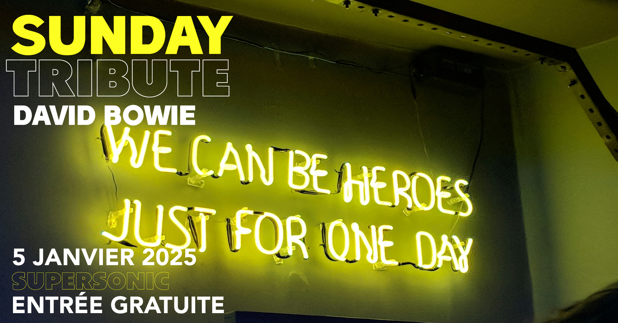 Sunday Tribute - David Bowie Le 5 janv 2025