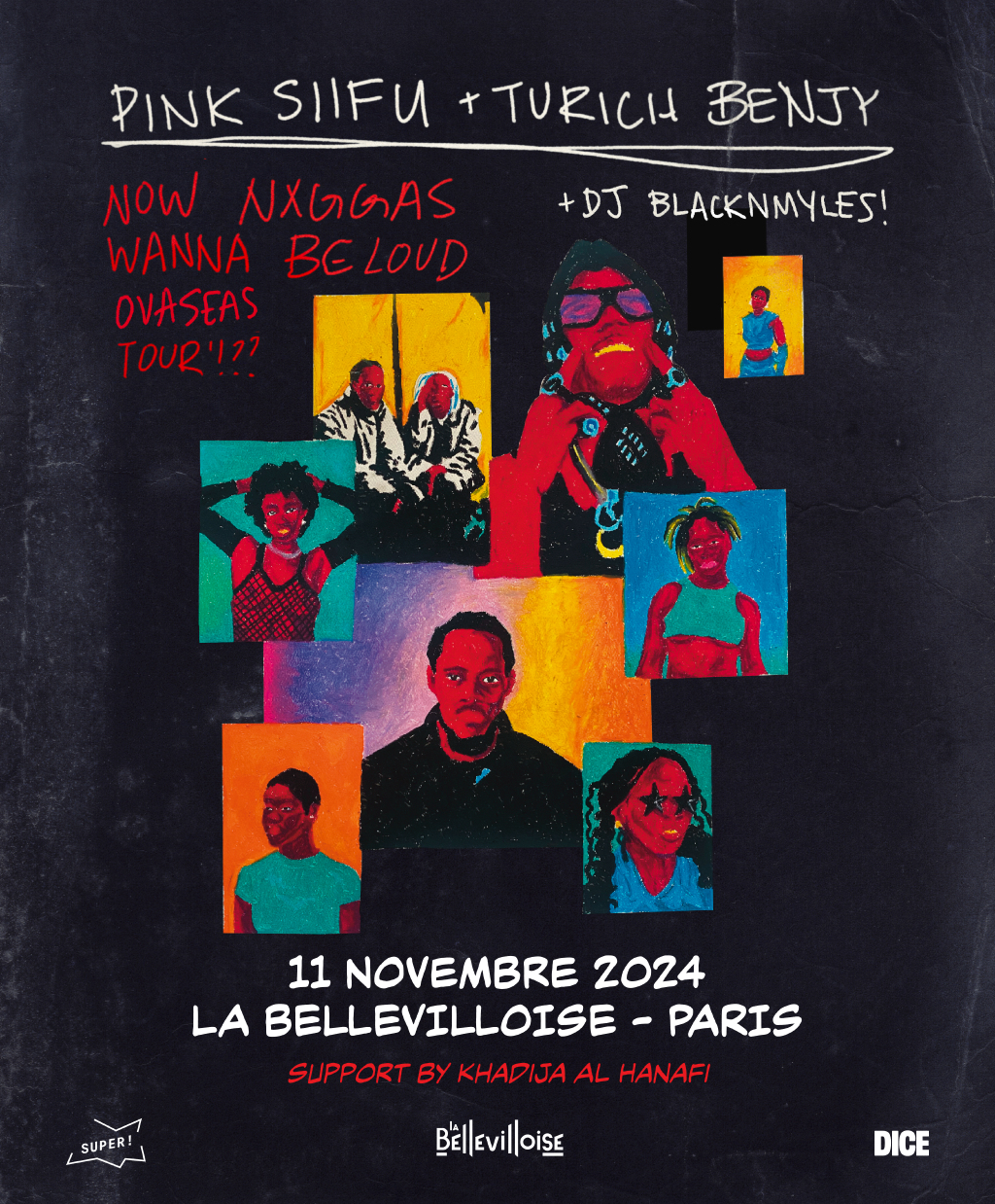 Pink Siifu et Turich Benjy à La Bellevilloise Le 11 nov 2024