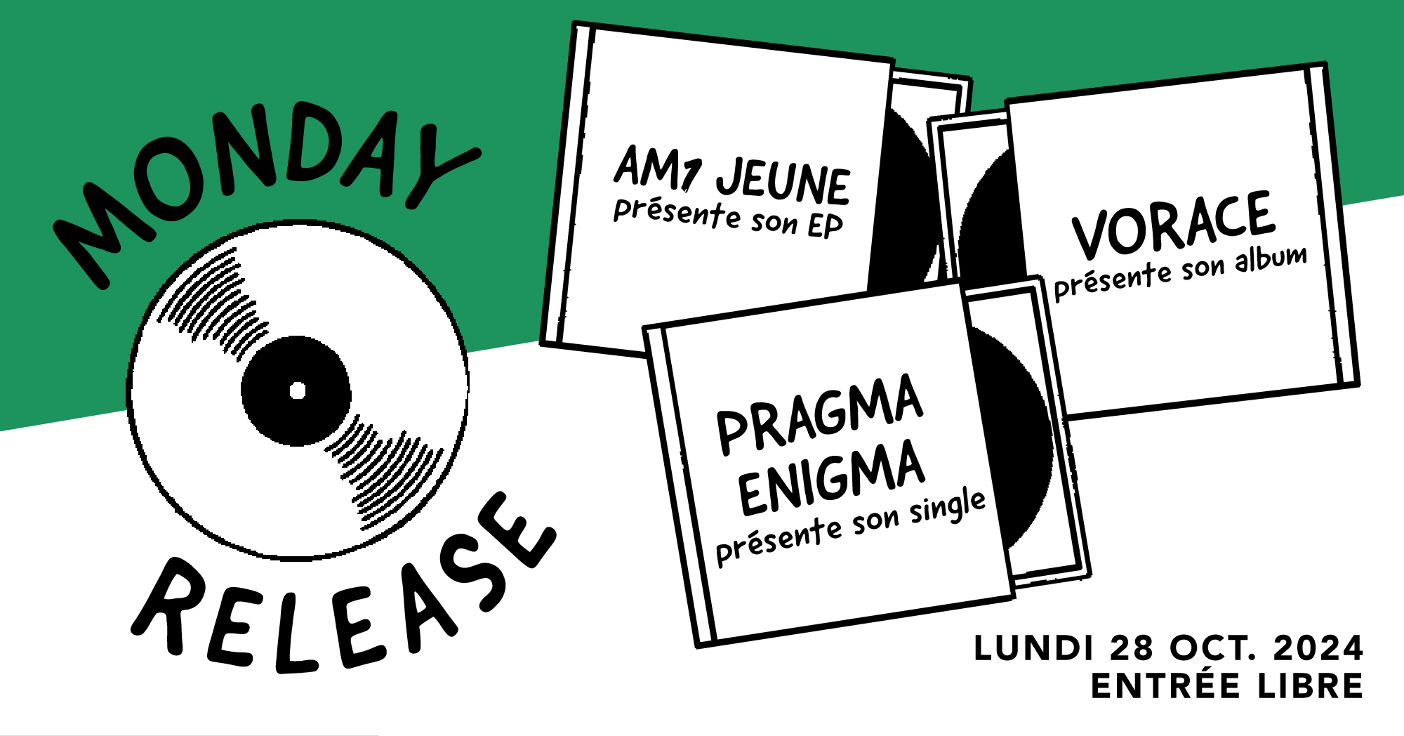 Monday Release : AM1 jeune - Vorace - Pragma Enigma / Supersonic... Le 28 oct 2024