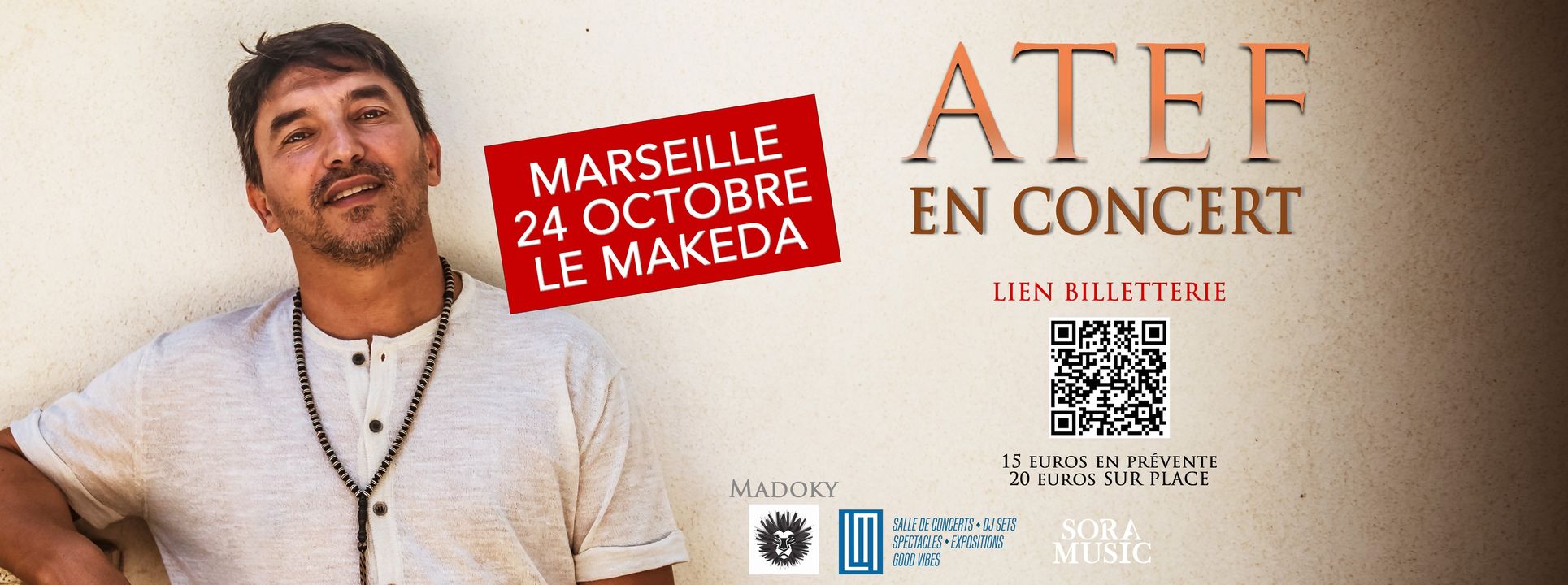 ATEF EN CONCERT AU MAKEDA Le 24 oct 2024