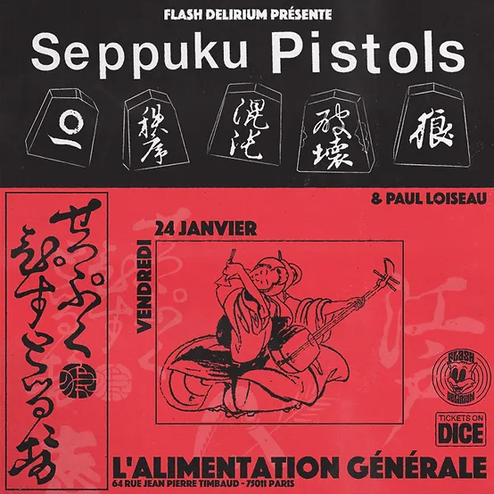 Seppuku Pistols & Paul Loiseau Le 24 janv 2025