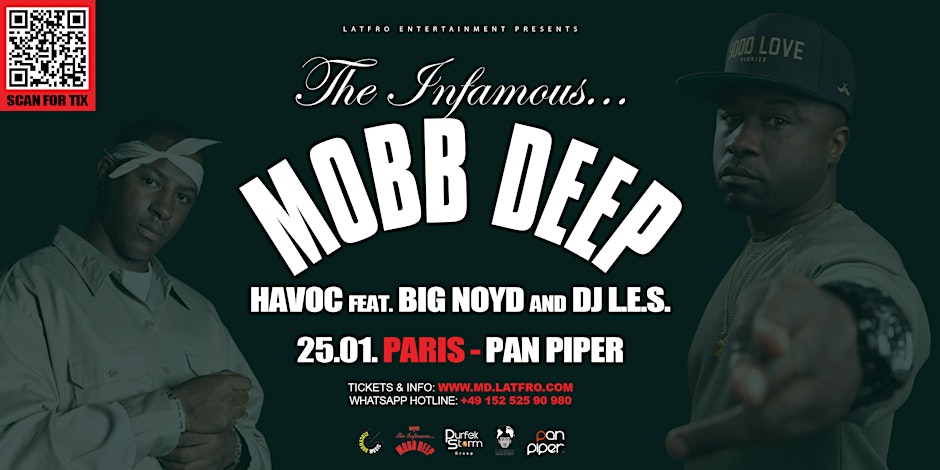 Mobb Deep (Havoc, Big Noyd, DJ.L.E.S.) Live in Paris Le 25 janv 2025