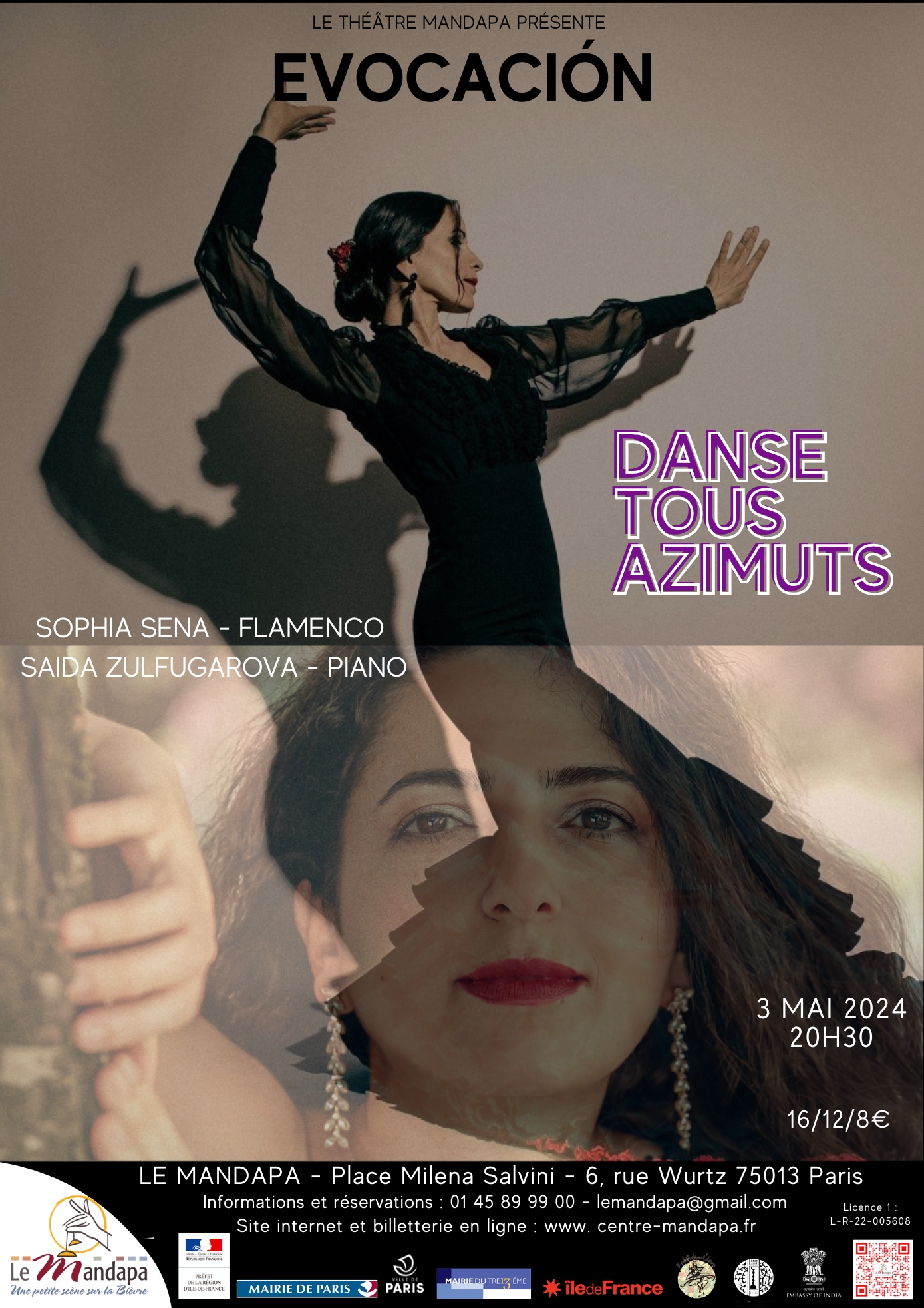 Evocación - Flamenco par Sophia Sena et Saida Zulfugarova Le 3 mai 2024