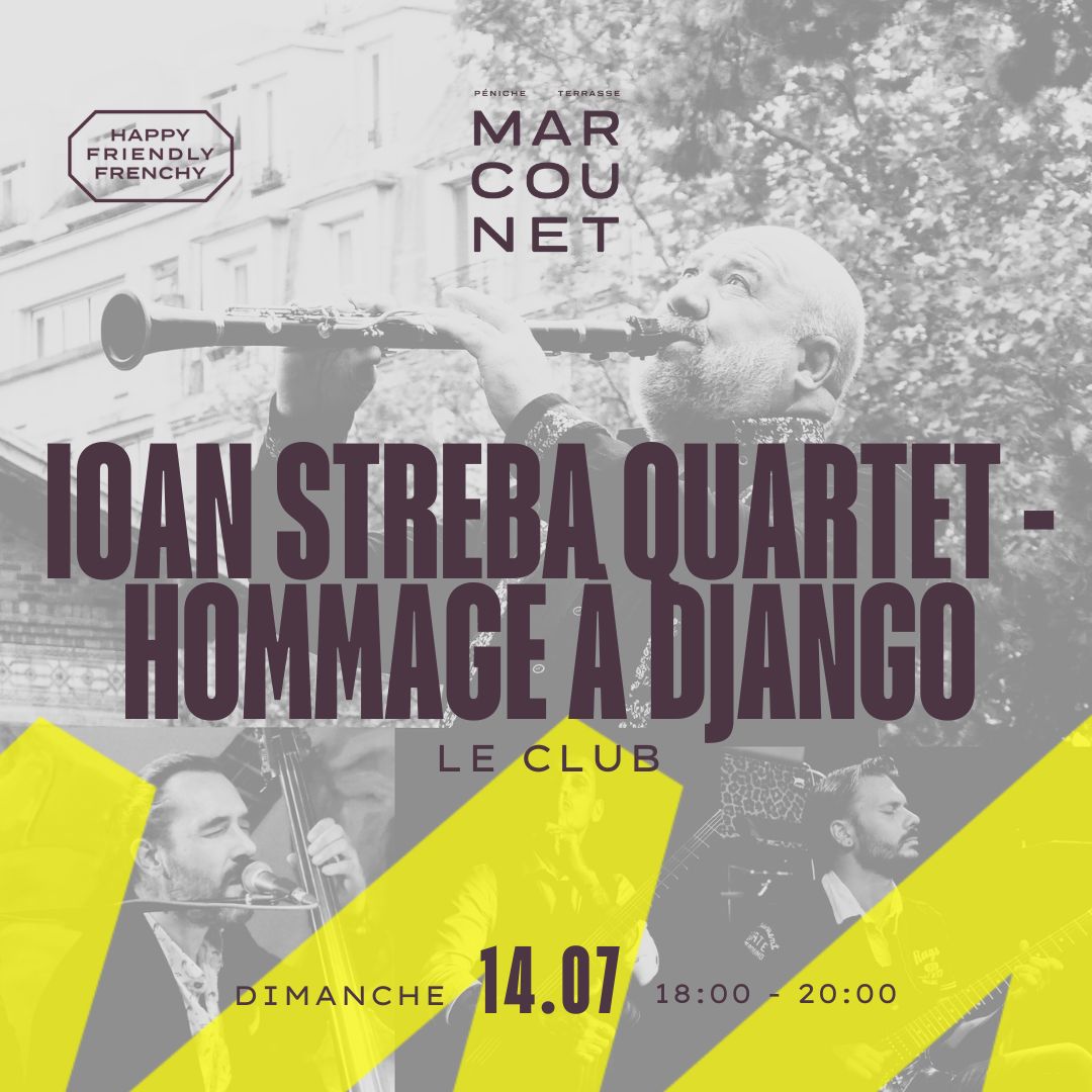 Ioan Streba Quartet - Hommage à Django Le 14 juil 2024