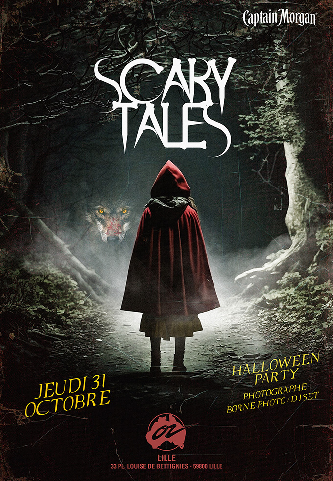 Scary Tales / Halloween Party 2024 @ Café Oz Lille Du 31 oct au 1 nov 2024