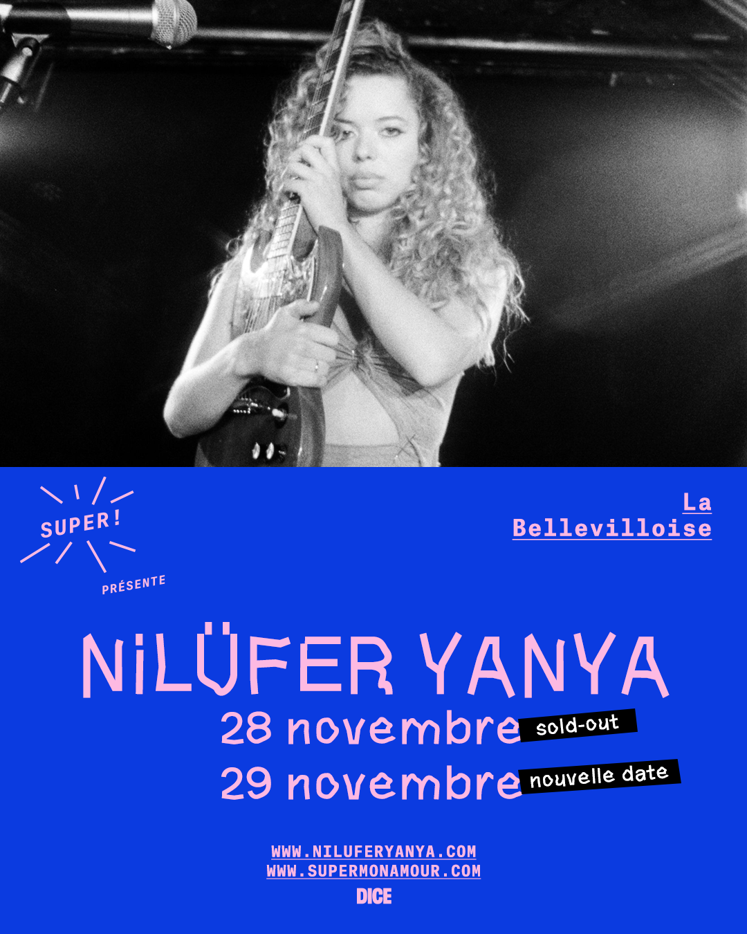 Nilüfer Yanya Du 28 au 29 nov 2024