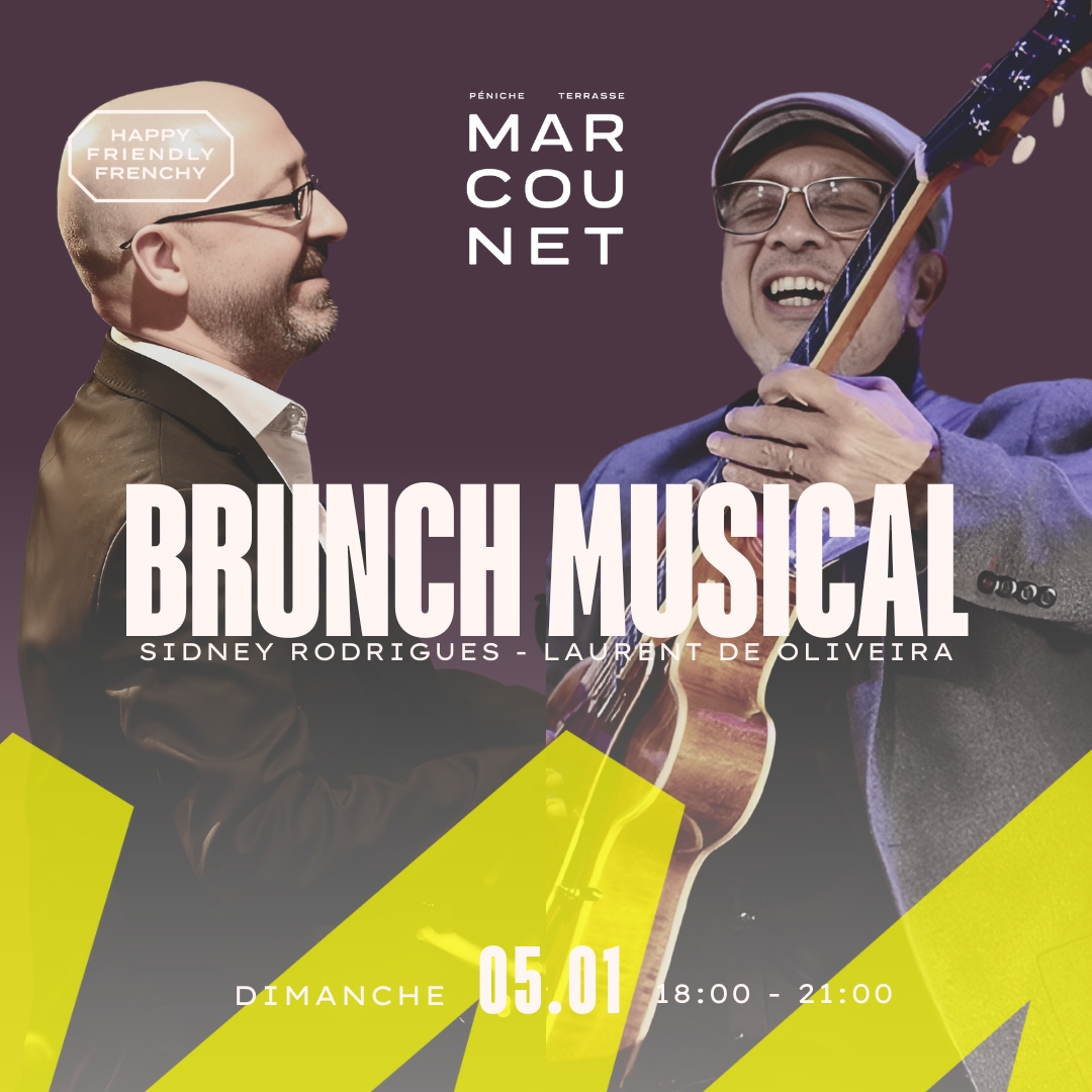 Brunch Musical : Rodrigues - De Oliveira Duo Du 5 janv au 23 fév 2025