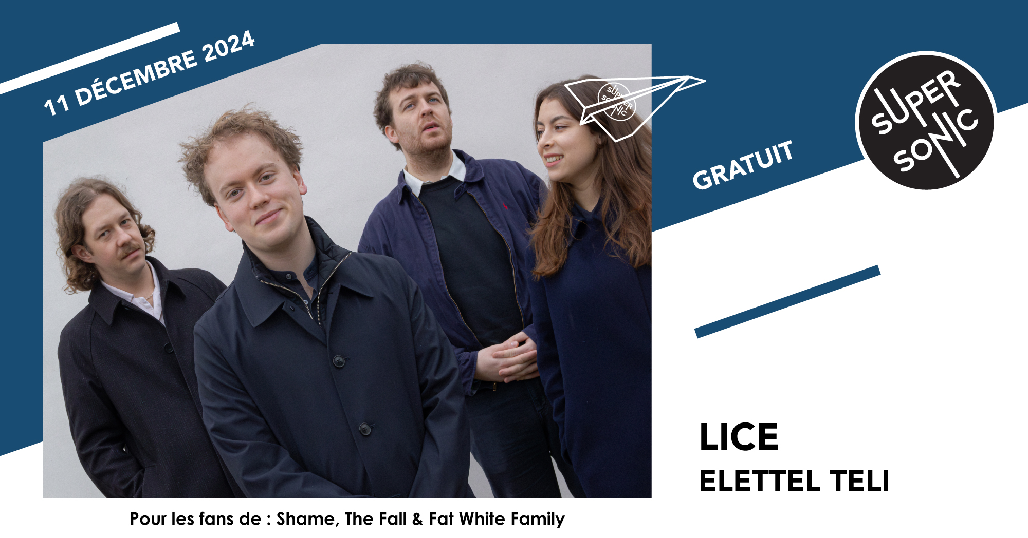 Lice - Elettel Teli / Supersonic (Free entry)