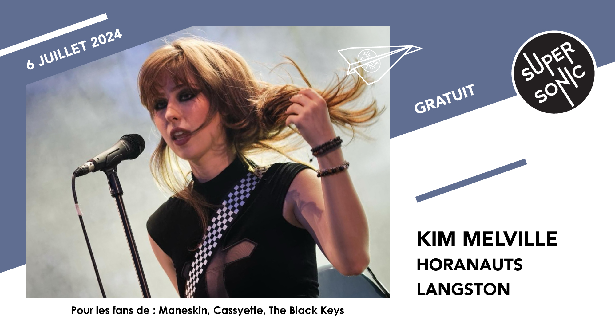 Kim Melville - Langston / Supersonic (Free entry) Le 6 juil 2024