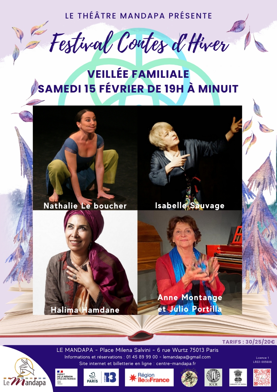 Veillée familiale de 4 contes, en musique et même... Du 15 au 16 fév 2025