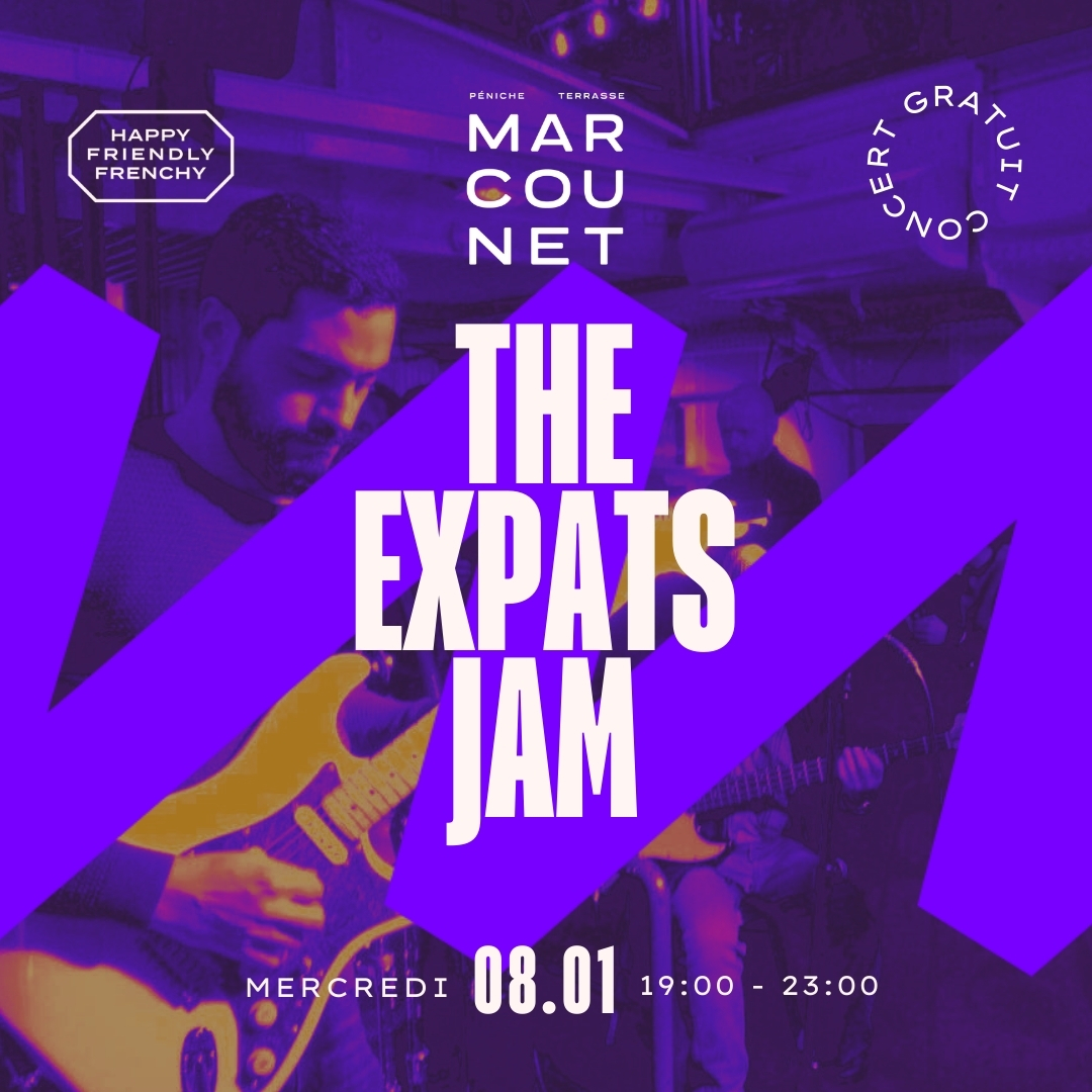 Jam Session - The Expats Jam Du 8 janv au 26 fév 2025