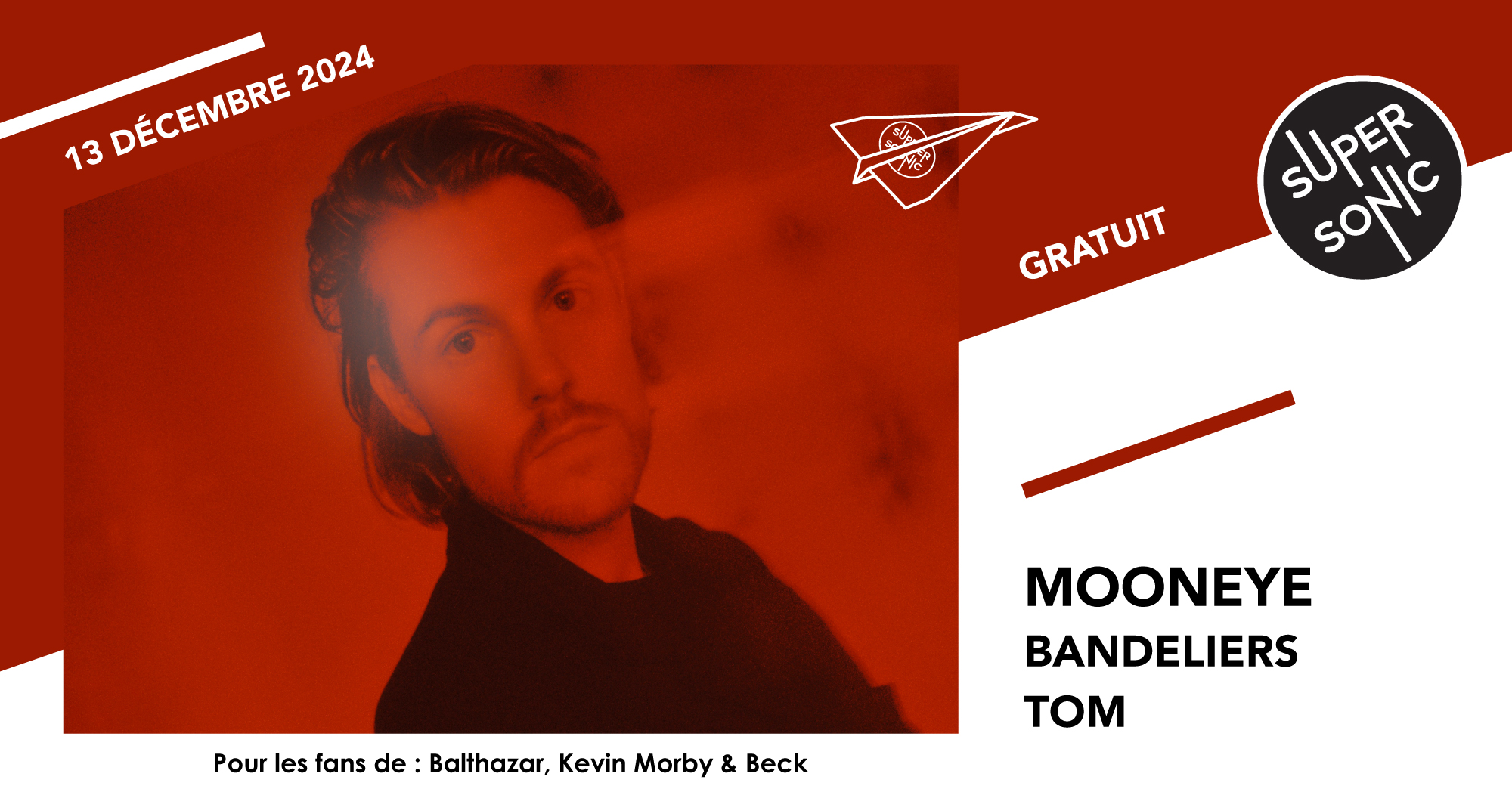 Mooneye - Bandeliers - ToM / Supersonic (Free entry) Le 13 déc 2024