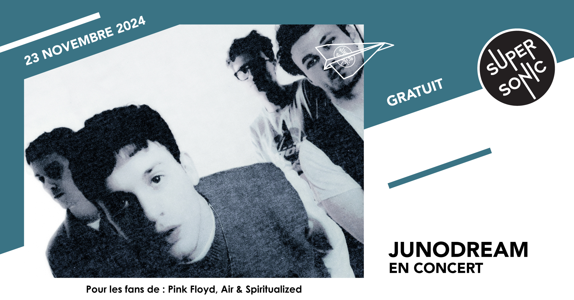 junodream en concert au Supersonic (Free entry) Le 23 nov 2024