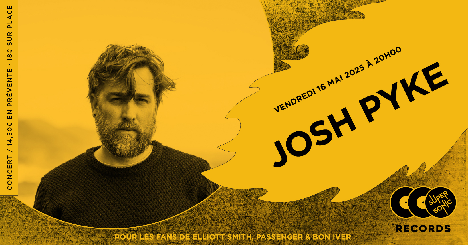 Josh Pyke en concert (côté Records) Le 16 mai 2025