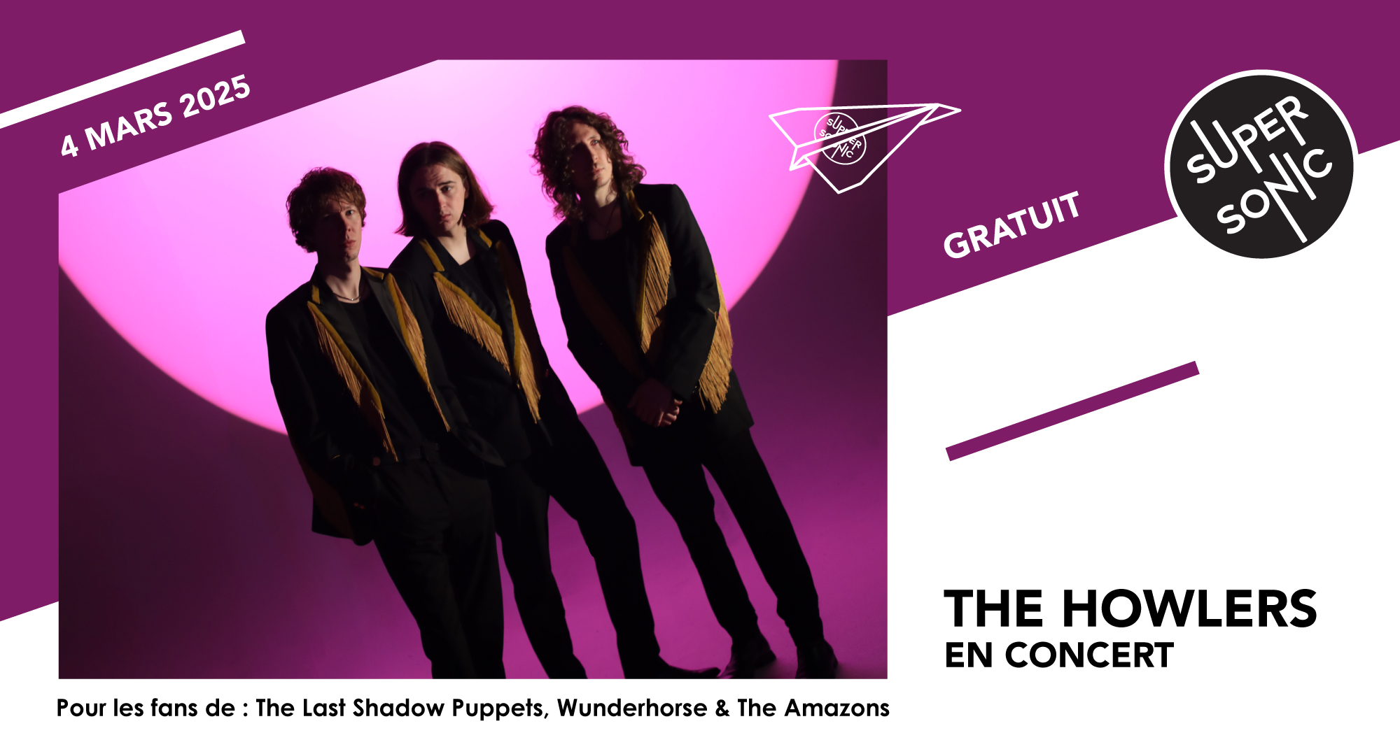 The Howlers en concert au Supersonic (Free entry) Le 4 mars 2025