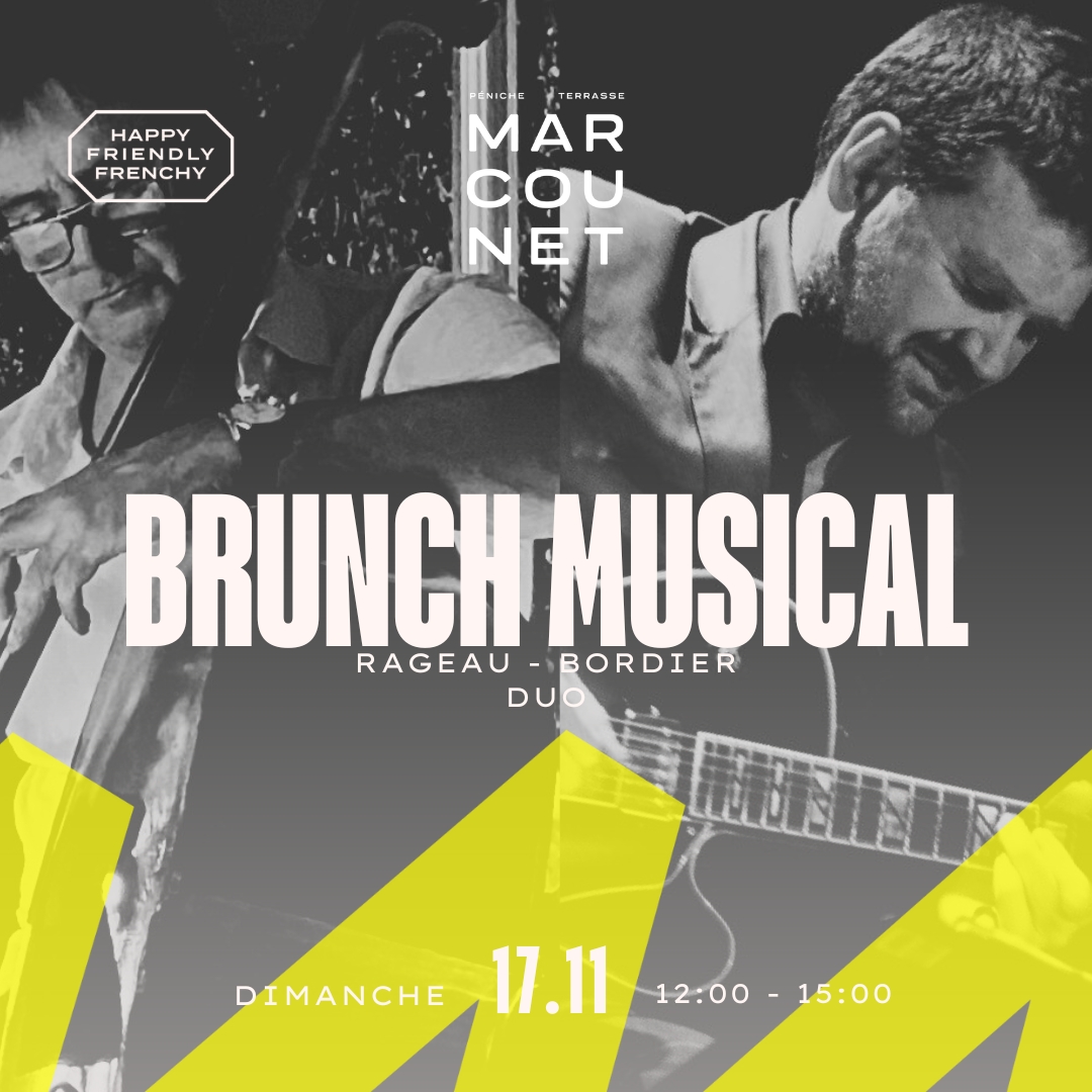 Brunch musical : Nicolas Rageau - Jean Philippe Bordier duo Le 17 nov 2024