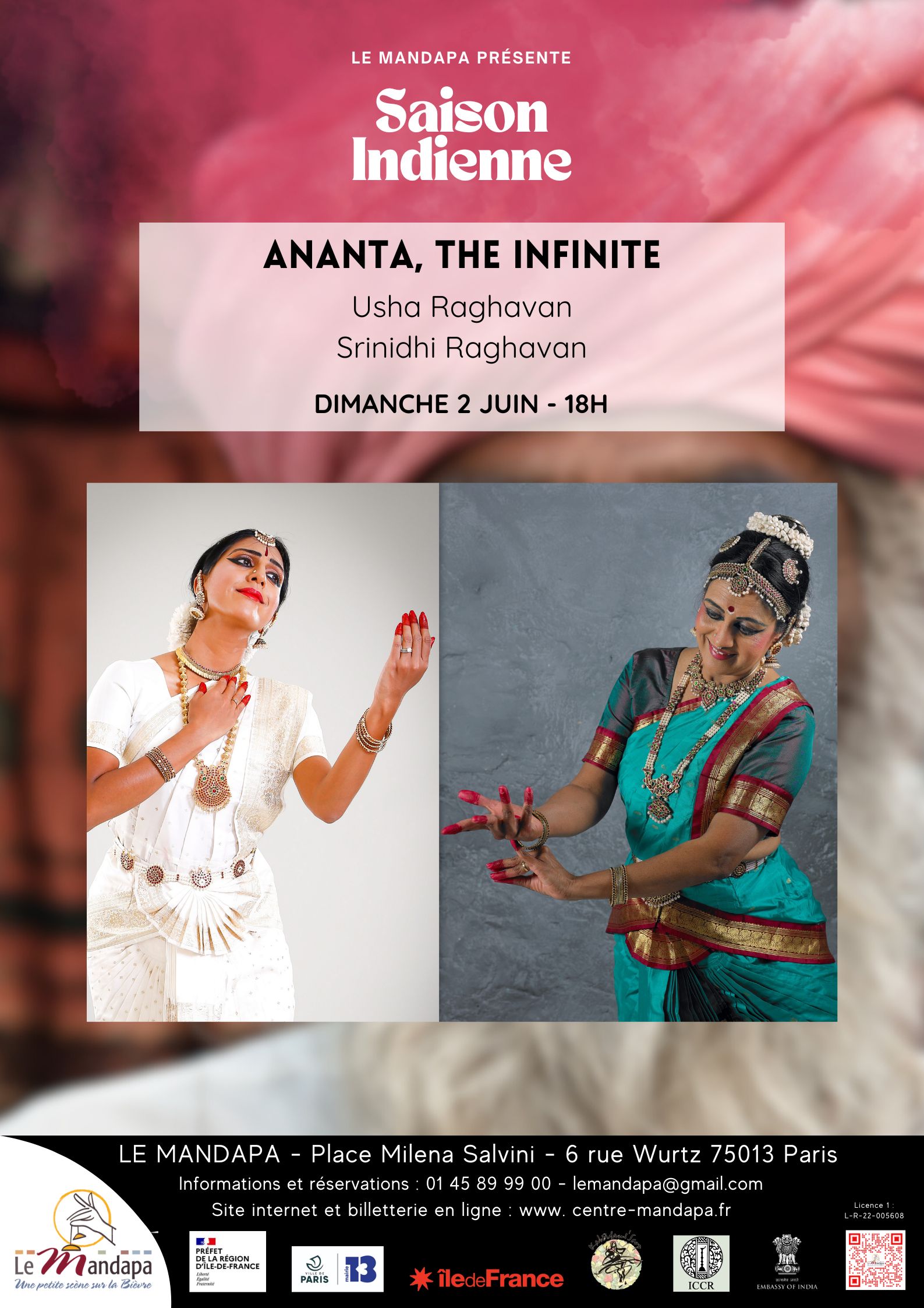 Ananta, the infinite - Danse indienne Bharathanatyam Le 2 juin 2024