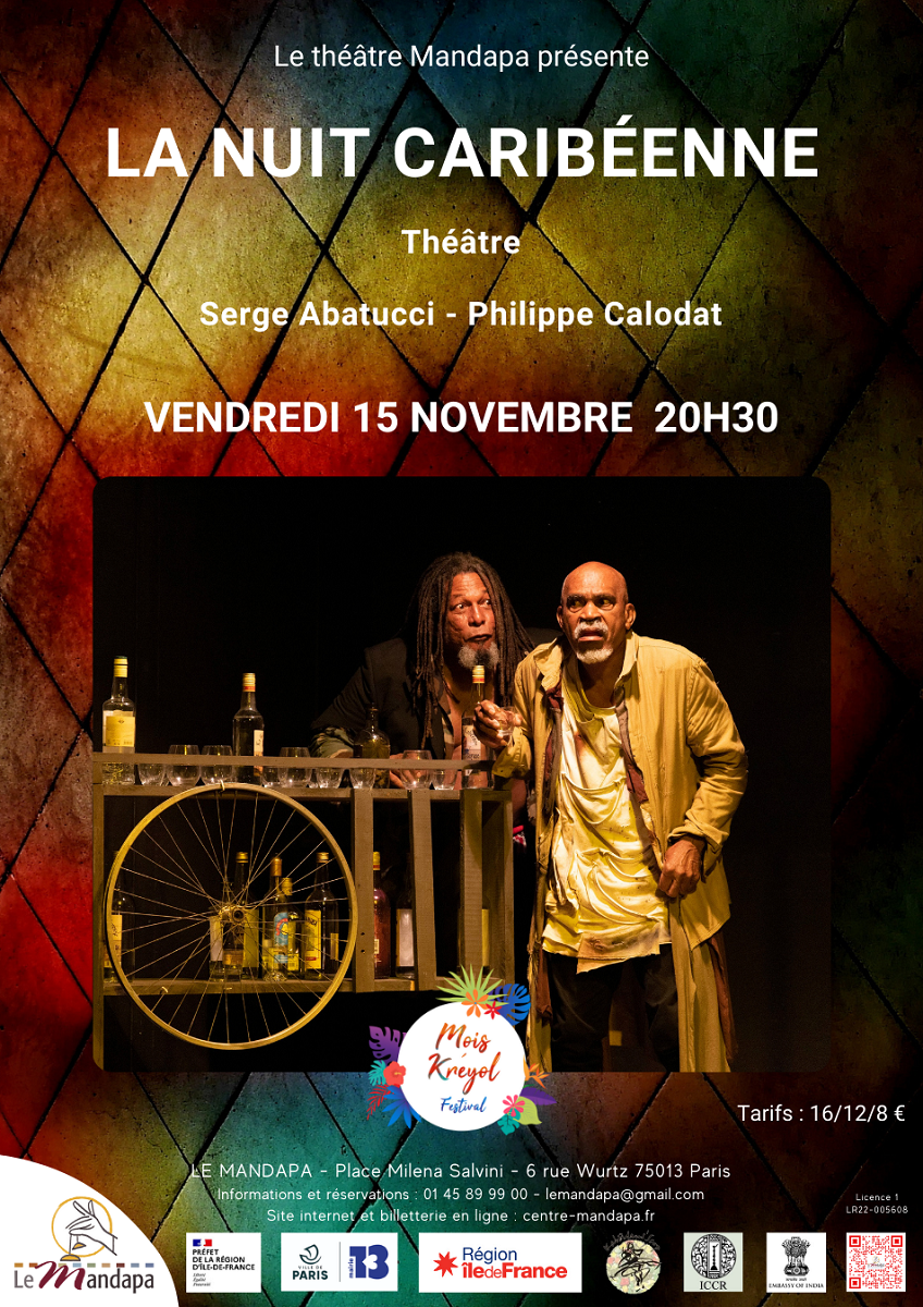 La Nuit Caribéenne - Théâtre Le 15 nov 2024