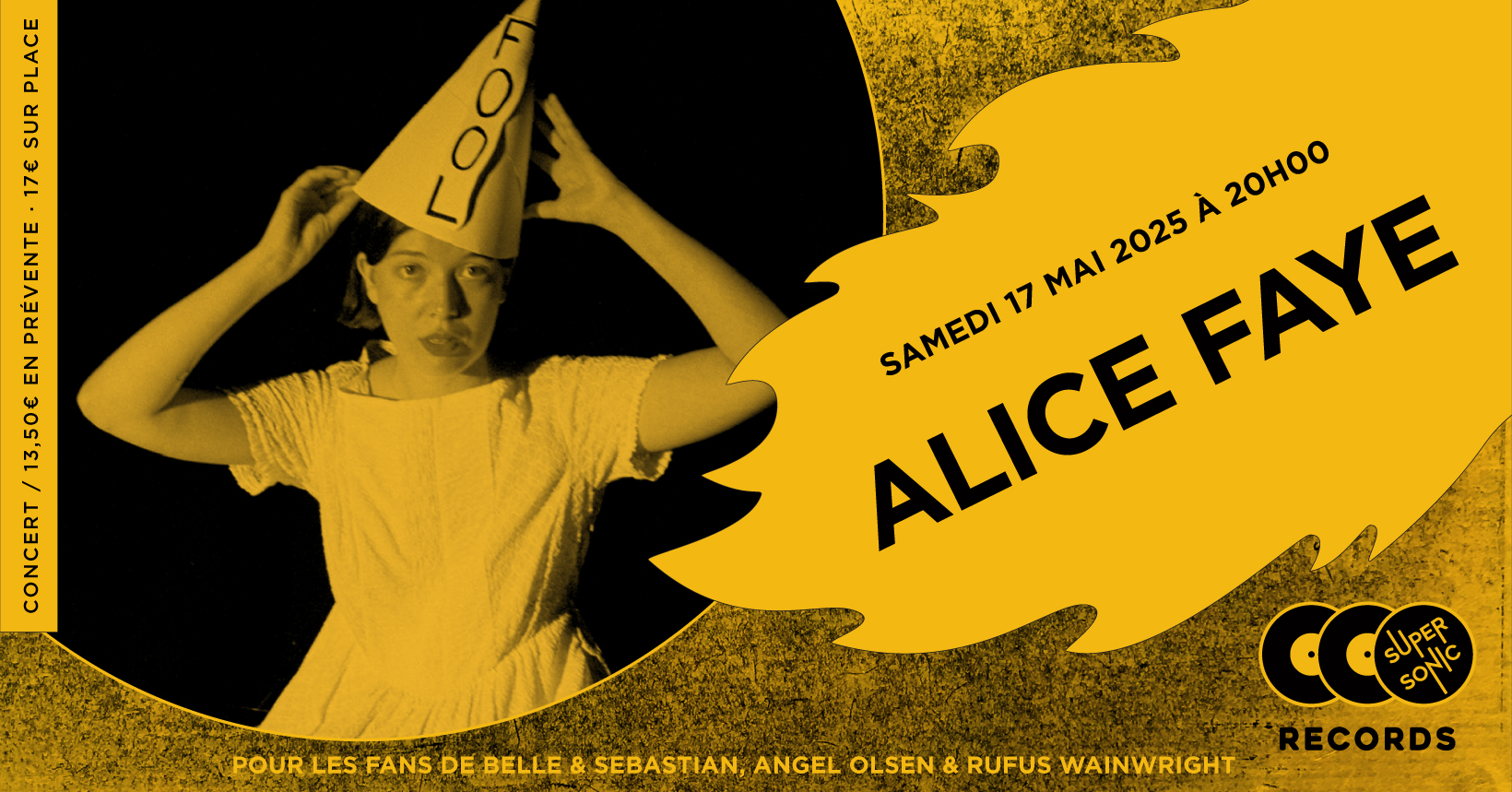 Alice Faye en concert (côté Records) Le 17 mai 2025