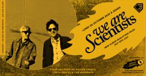We Are Scientists en concert (côté Records)