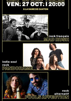 MAD RUSH + PANDORAME + FOOLS AFFECTION