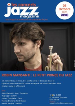 ROBIN MANSANTI – LES CONCERTS JAZZ MAGAZINE