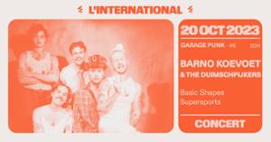 Barno Koevoet & The Duimschpijkers + Basic Shapes + Supersports