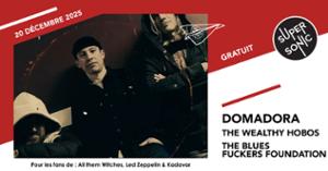 Domadora • The Wealthy Hobos • The Blues Fuckers Foundation