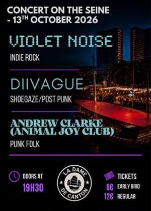 VIOLET NOISE x DIIVAGUE x ANDREW CLARKE