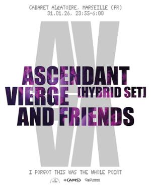 ascendant vierge présente AV/VA @ Cabaret Aléatoire