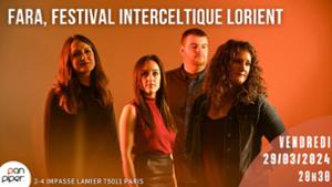 Fara, Festival Interceltique Lorient