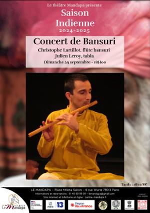 Concert de Bansuri - Musique d'Inde du Nord