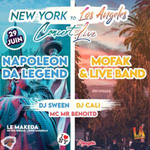 NEW YORK TO L.A : NAPOLEON DA LEGEND & MOFAK LIVE BAND