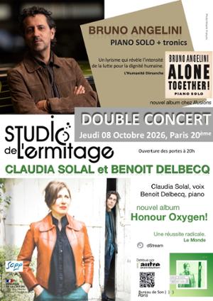 Claudia Solal et Benoît Delbecq // Bruno Angelini